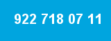 922 718 07 11 922 718 07 11